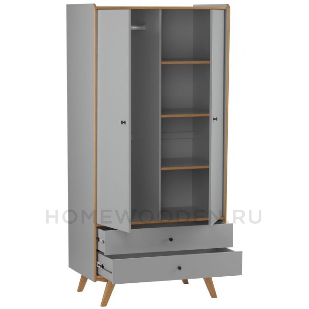 ШКАФ 2Х ДВЕРНЫЙ ВИНТАЖ