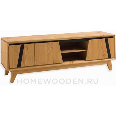 ТУМБА ТВ МЭНСОН 155 3 РАСПАШНЫЕ ДВЕРЦЫ БЕЙЦ/МАСЛО