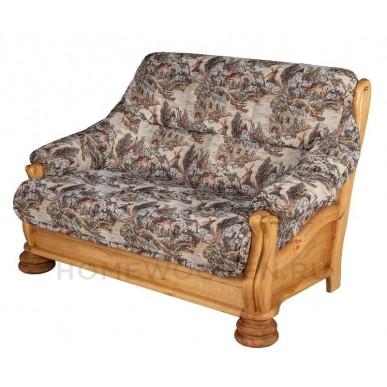 Диван-кровать "Цезарь" 2х местный каркас из массива сосны / ткань Гобелен