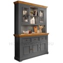 Буфет Форест большой серый 7012/бейц масло