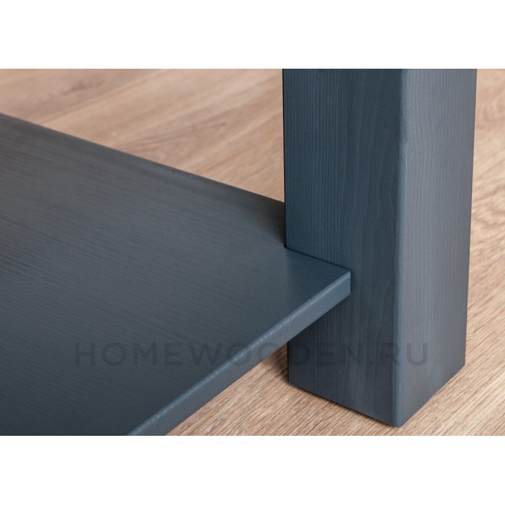 Стол журнальный Форест малый серый 7012/бейц масло