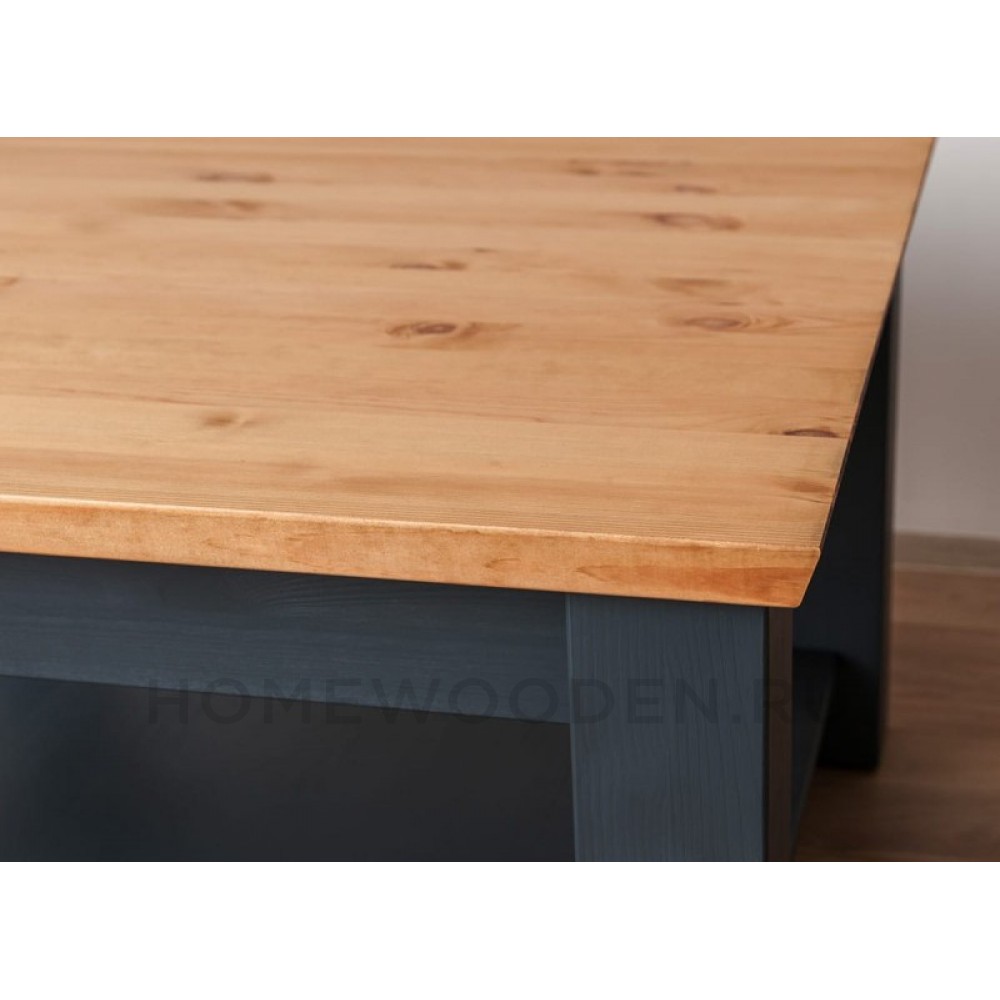 Стол журнальный Форест малый серый 7012/бейц масло