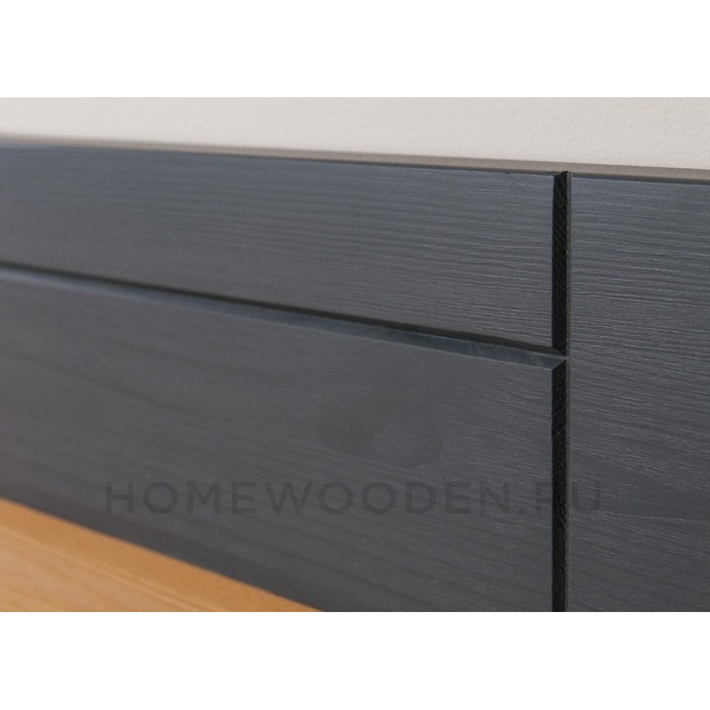 Полка настенная Форест серый 7012/бейц масло