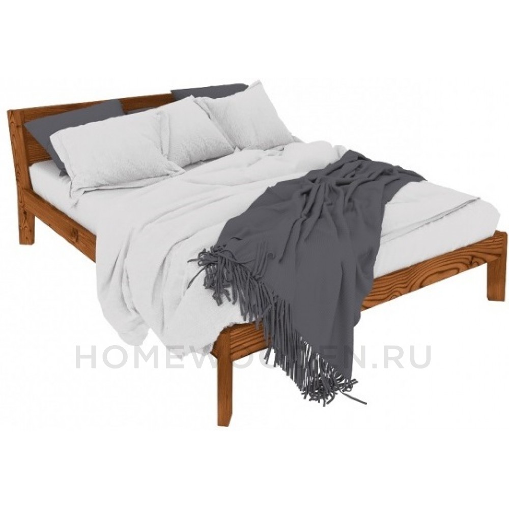 Кровать двойная Доната 2 Ф-137.2-01 (Сосна)