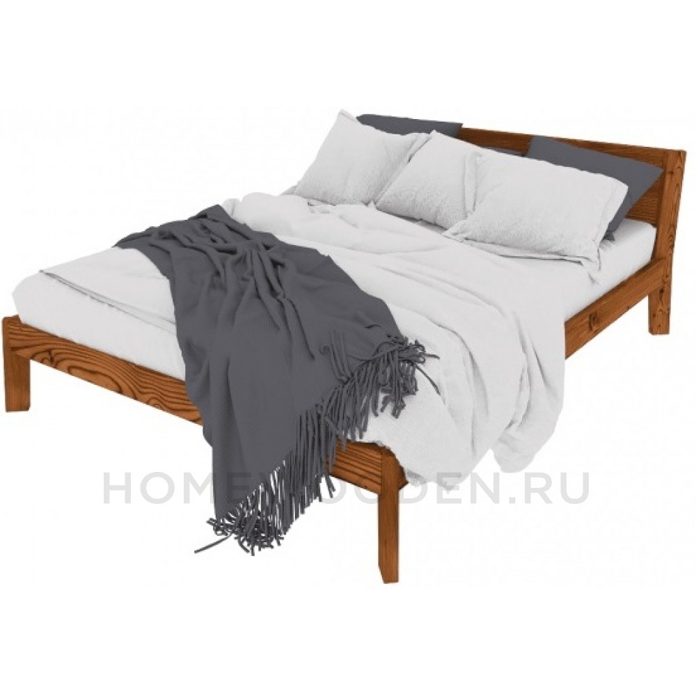 Кровать двойная Доната 2 Ф-137.2-01 (Сосна)