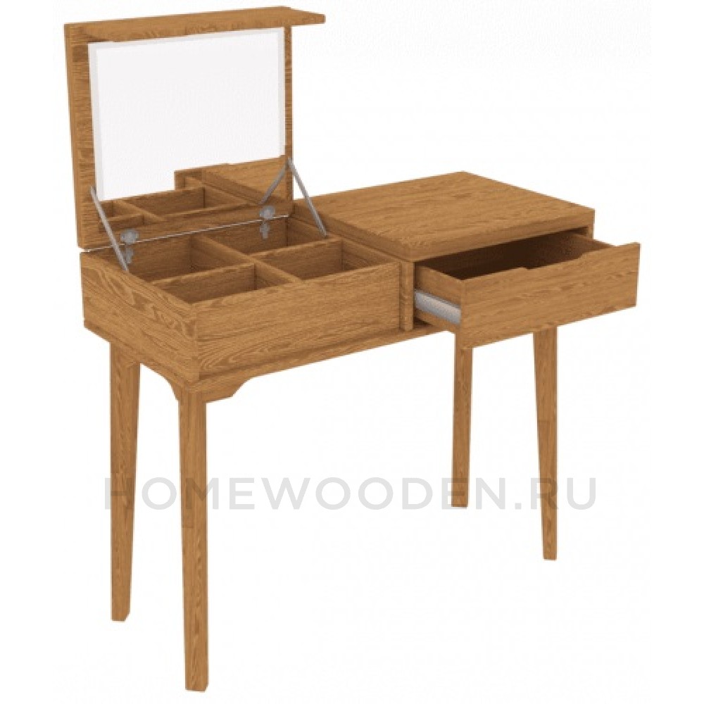 Тумба туалетная с зеркалом Доната-8 Ф-137.8 (Дуб)