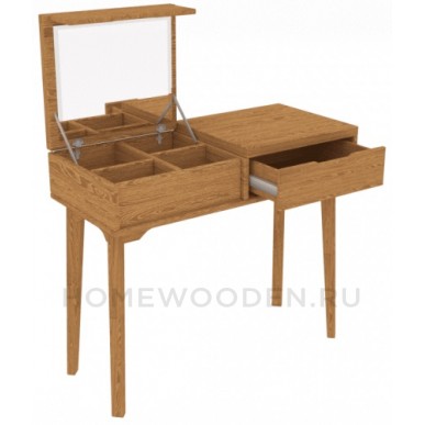 Тумба туалетная с зеркалом Доната-8 Ф-137.8 (Дуб)