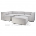 Диван угловой TAVOLA с пуфом
