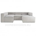 Диван угловой TAVOLA с пуфом