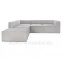 Диван угловой TAVOLA с пуфом