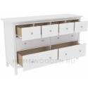 Комод Кантри 08 из массива сосны