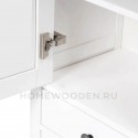 Шкаф для посуды Кантри 13 из массива сосны