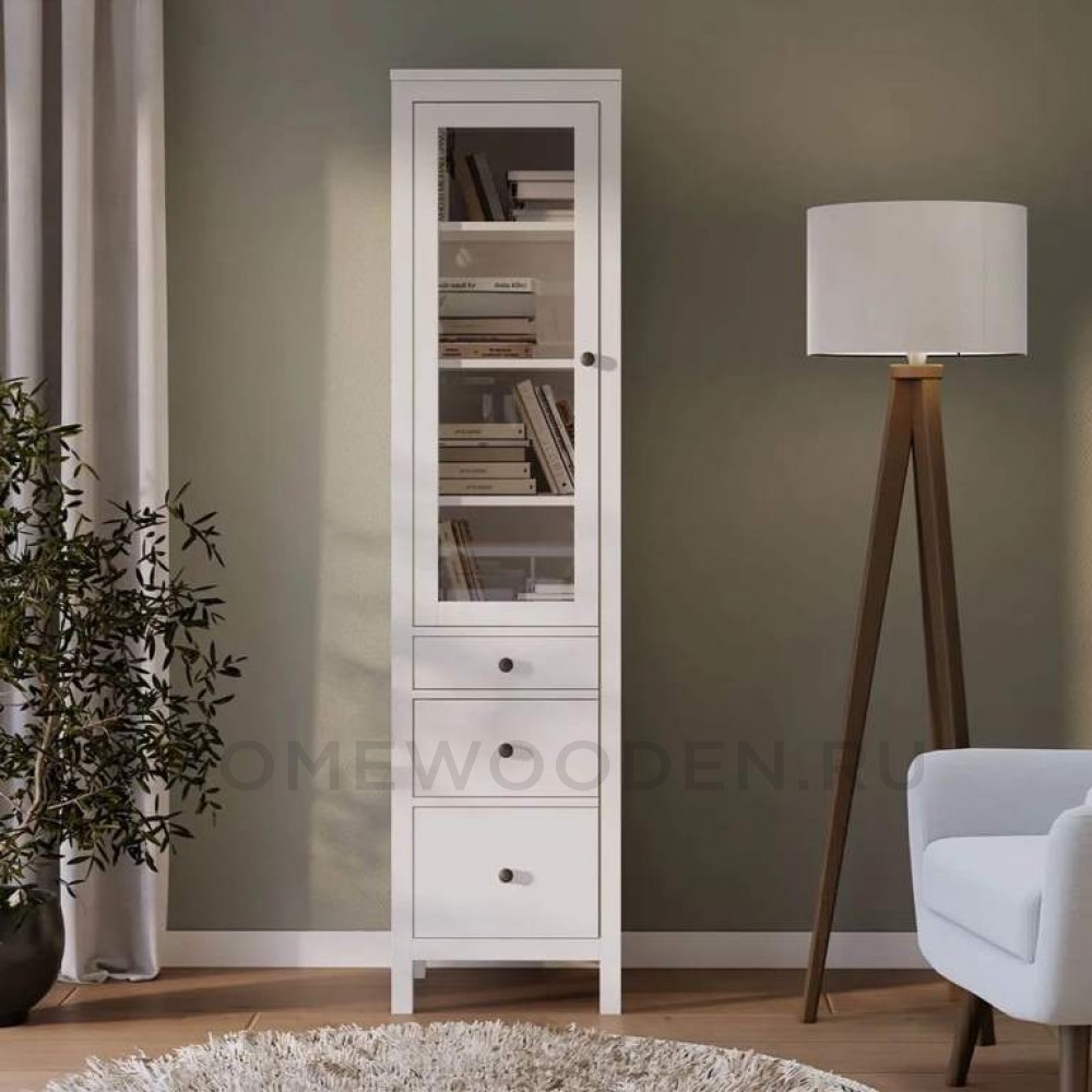 Шкаф для посуды Кантри 13 из массива сосны