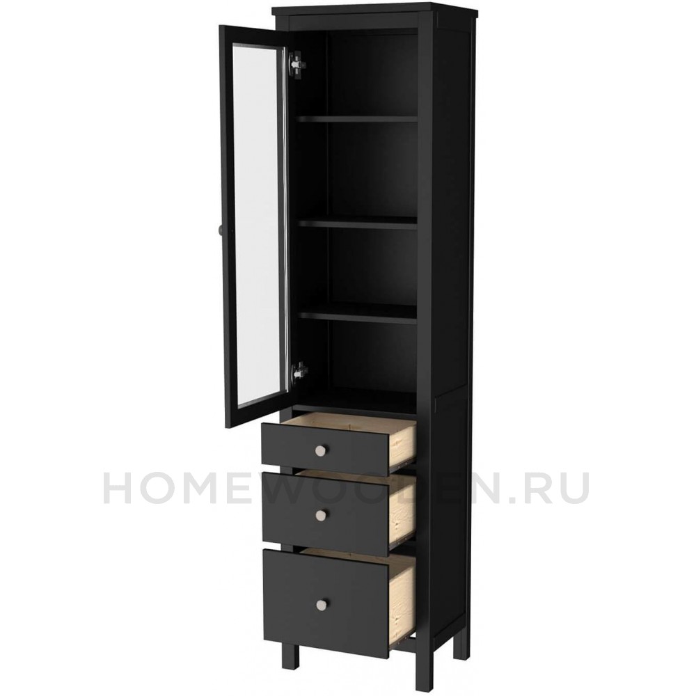 Шкаф для посуды Кантри 13 из массива сосны