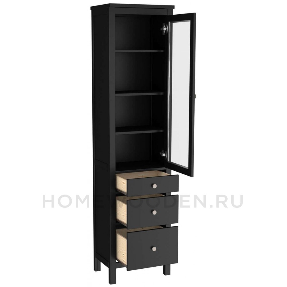 Шкаф для посуды Кантри 13 из массива сосны