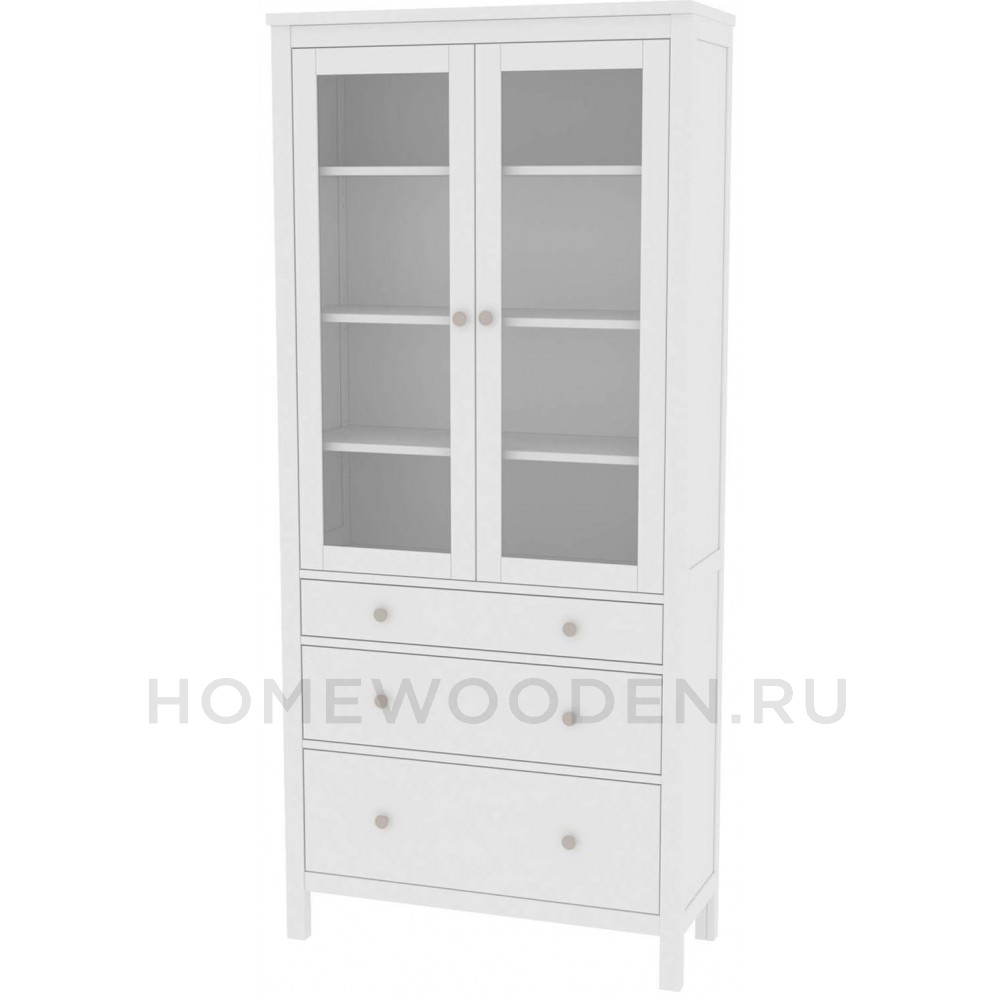 Шкаф для посуды Кантри 23 из массива