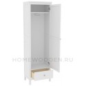 Шкаф для одежды Кантри 11 из массива сосны