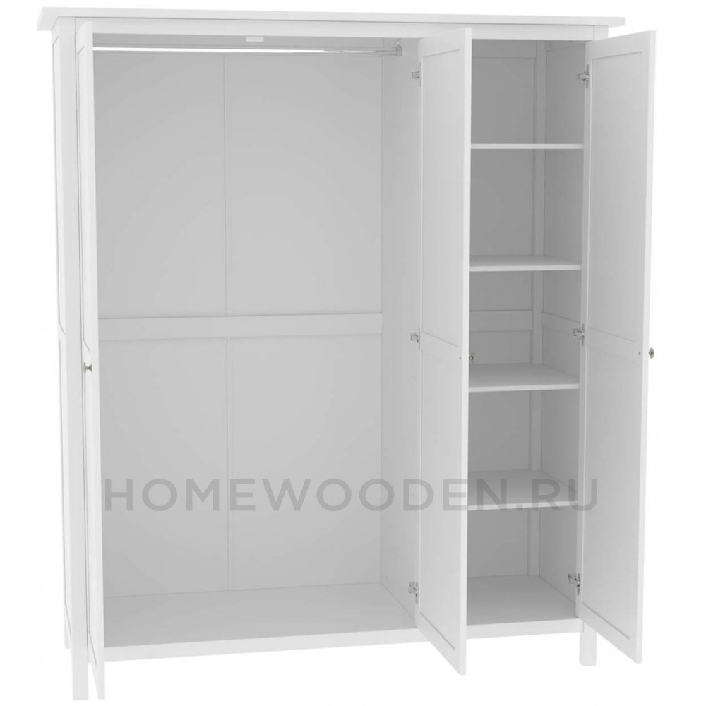 Шкаф для одежды Кантри 30 из массива сосны