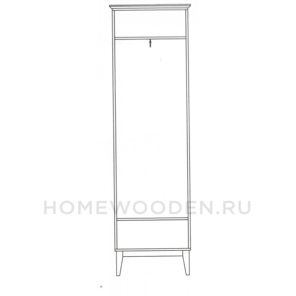 Шкаф для одежды Торино ГМ 4191