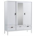 Шкаф 3х дверный с зеркалом Бридж