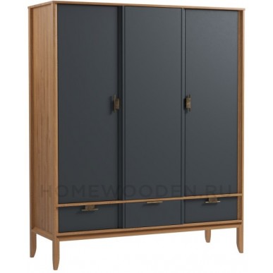 Шкаф 3х дверный с глухими дверями Бридж