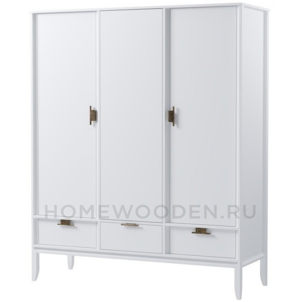 Шкаф 3х дверный с глухими дверями Бридж