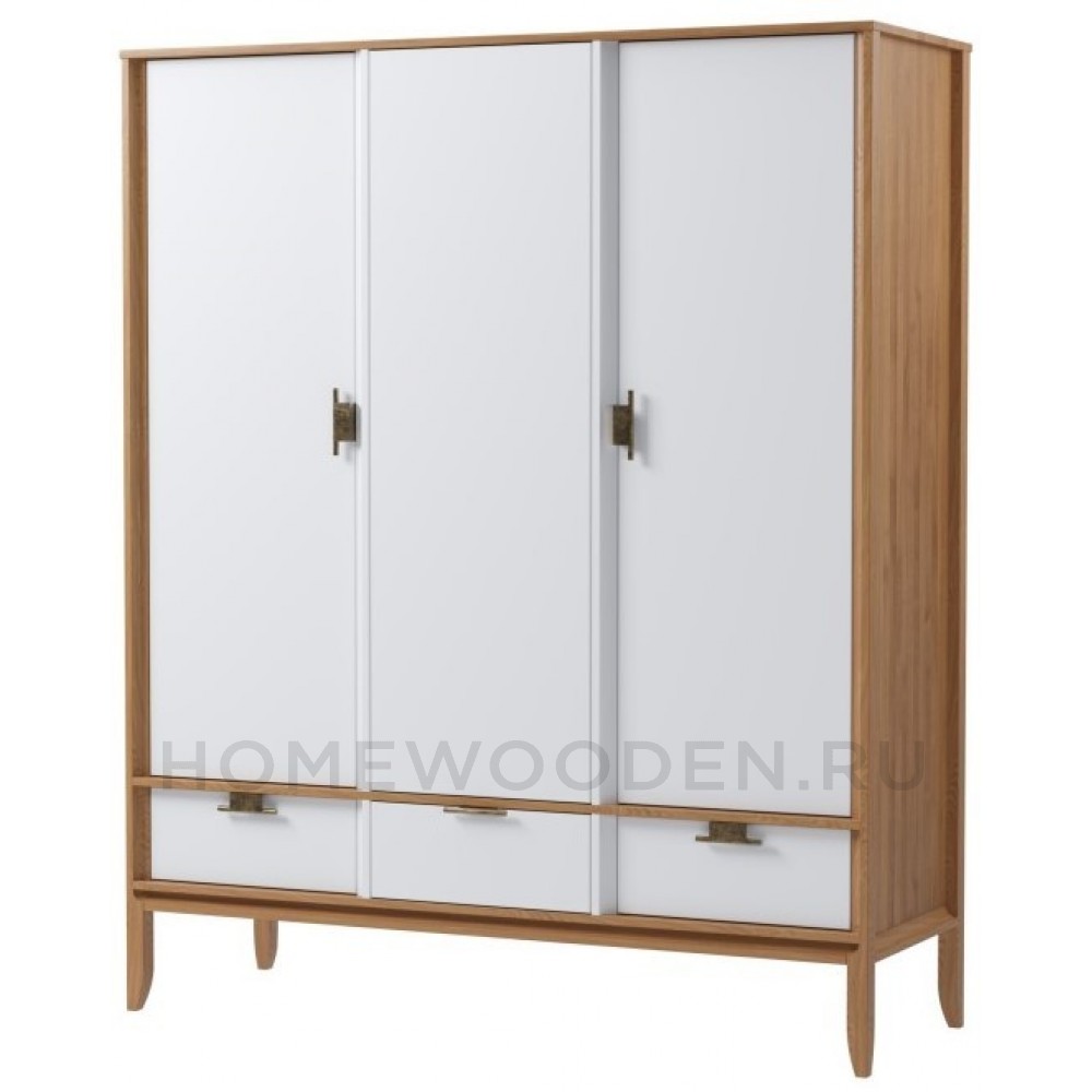 Шкаф 3х дверный с глухими дверями Бридж