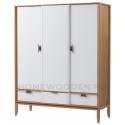 Шкаф 3х дверный с глухими дверями Бридж