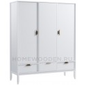 Шкаф 3х дверный с глухими дверями Бридж