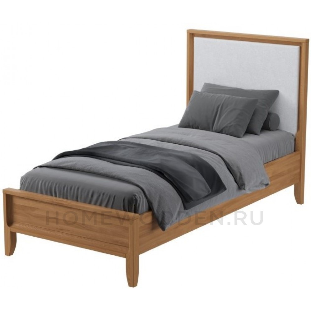 Кровать Бридж 90х200 с мягким изголовьем