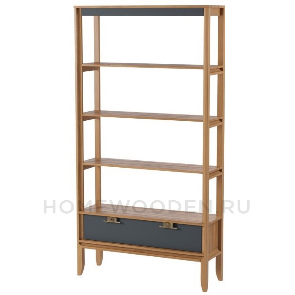 Стеллаж Бридж сквозной широкий с 1 ящиком