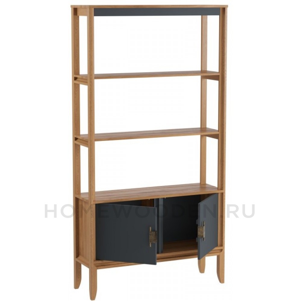 Стеллаж Бридж сквозной широкий с 2 дверями