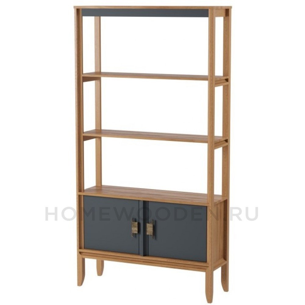 Стеллаж Бридж сквозной широкий с 2 дверями