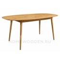 Стол обеденный Сканди 2.1 из массива дуба 160*90