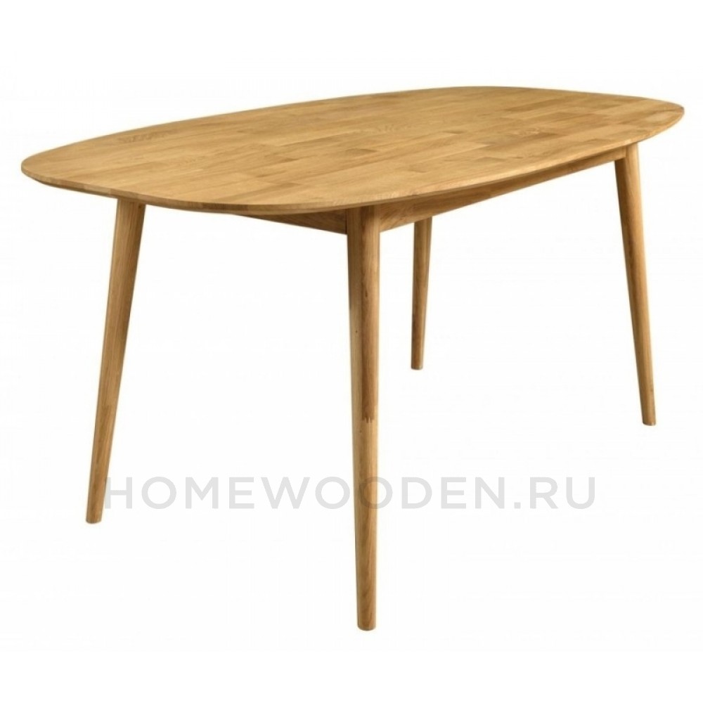 Стол обеденный Сканди 2.1 из массива дуба 180*90