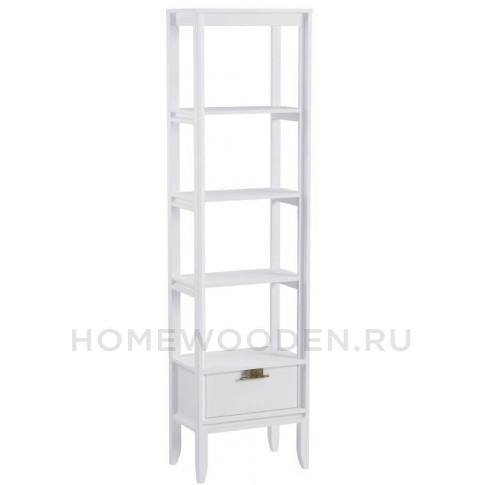 Стеллаж Бридж сквозной узкий с 1 ящиком