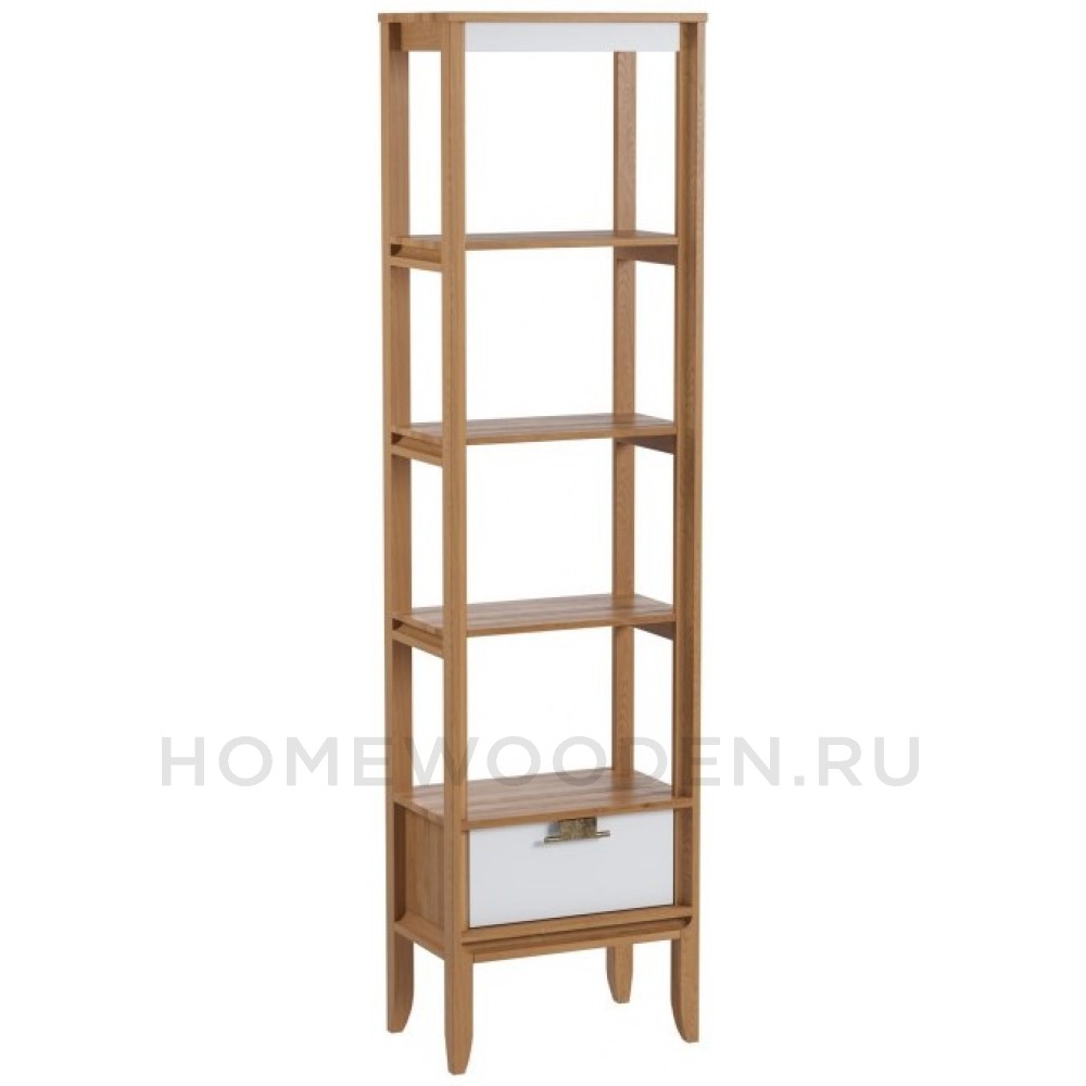 Стеллаж Бридж сквозной узкий с 1 ящиком