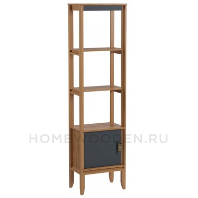 Стеллаж Бридж сквозной узкий с 1 дверью