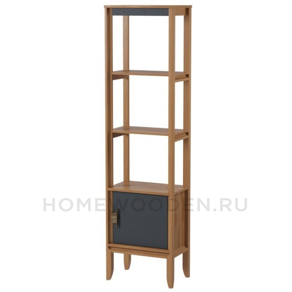 Стеллаж Бридж сквозной узкий с 1 дверью