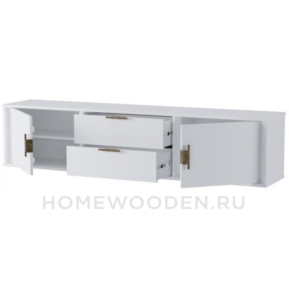 Тумба ТВ Бридж подвесная 2 двери 2 ящика