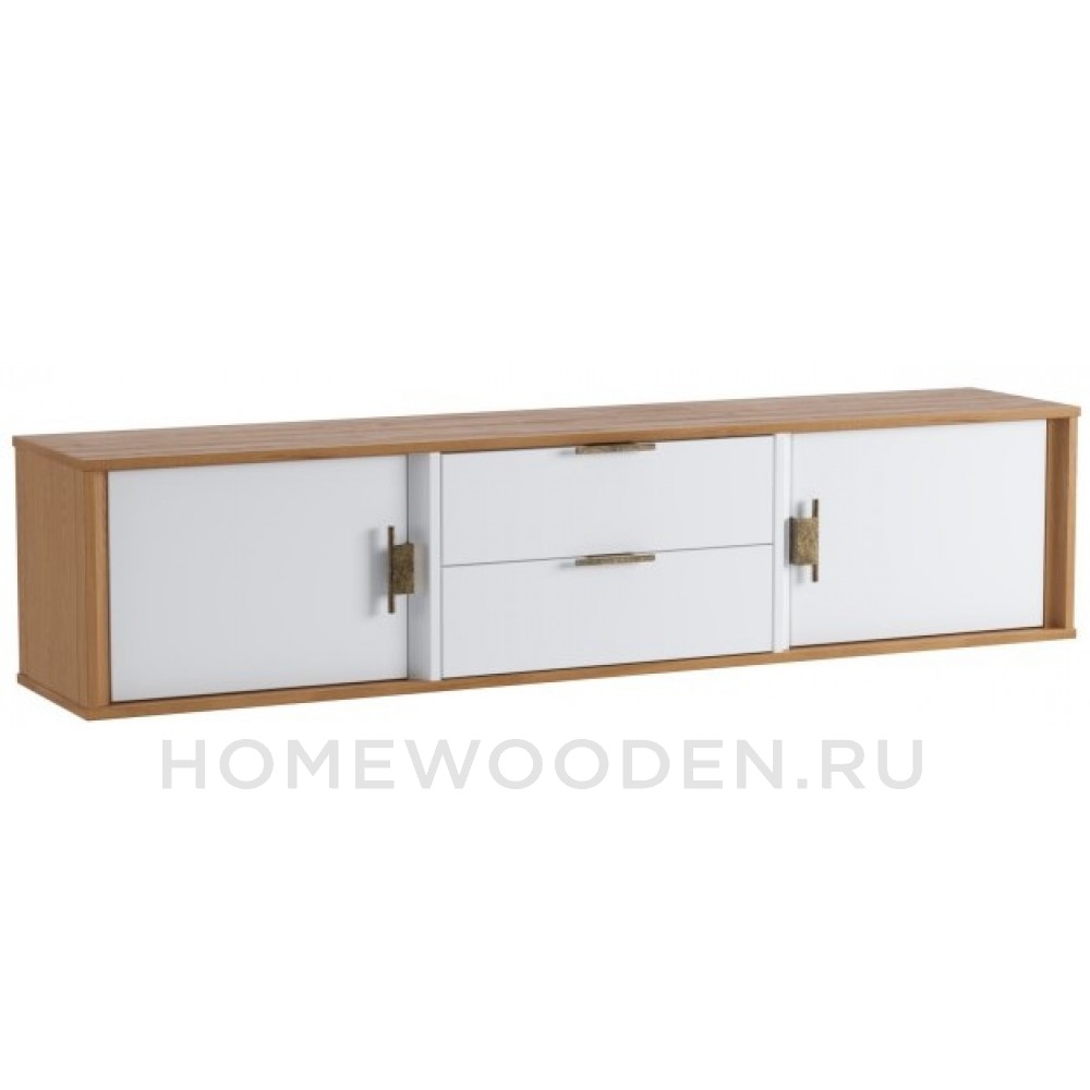 Тумба ТВ Бридж подвесная 2 двери 2 ящика