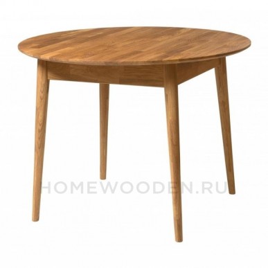 Стол обеденный Сканди 3 из массива дуба 85х85