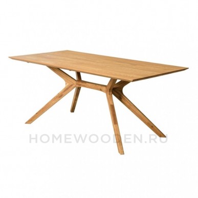 Стол обеденный Семарос из массива дуба 200*100