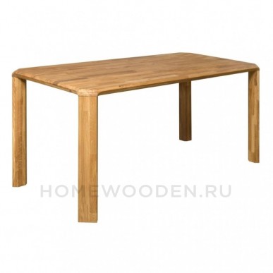 Стол обеденный Вэйв из массива дуба 200*100