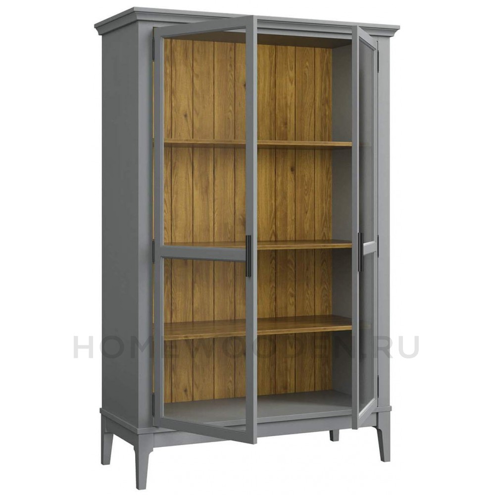 Шкаф для посуды Квадро-С 20 из массива сосны