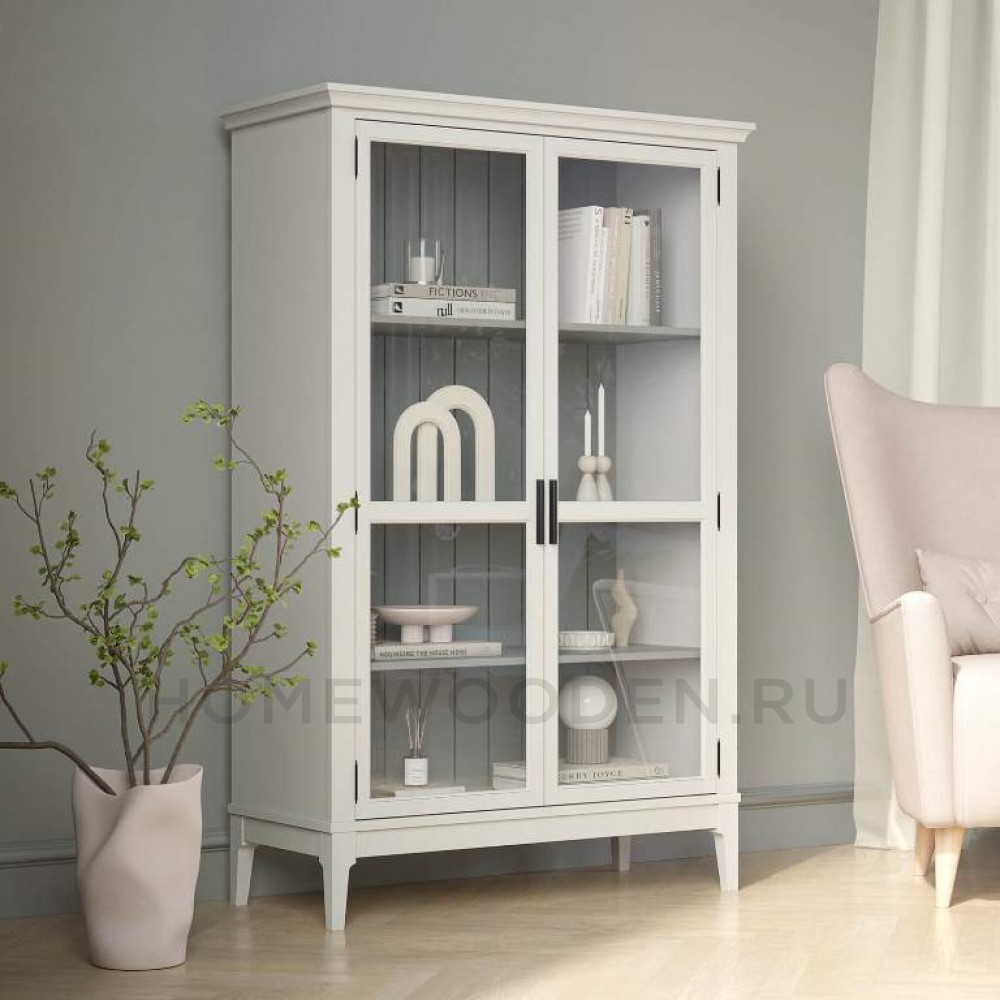 Шкаф для посуды Квадро-С 20 из массива сосны