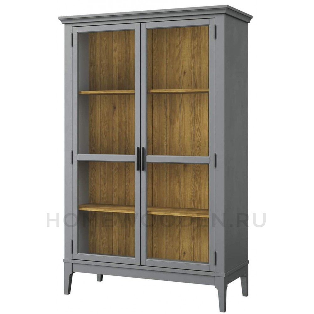 Шкаф для посуды Квадро-С 20 из массива сосны