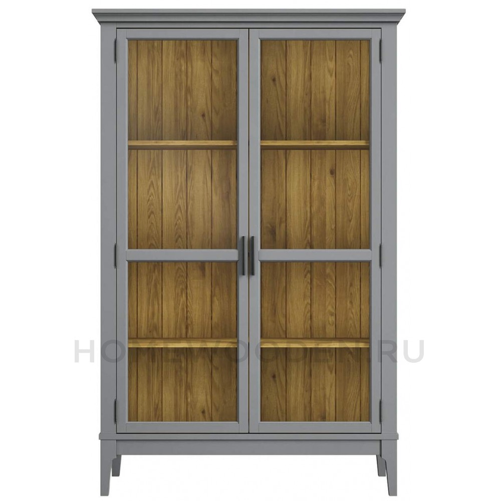 Шкаф для посуды Квадро-С 20 из массива сосны