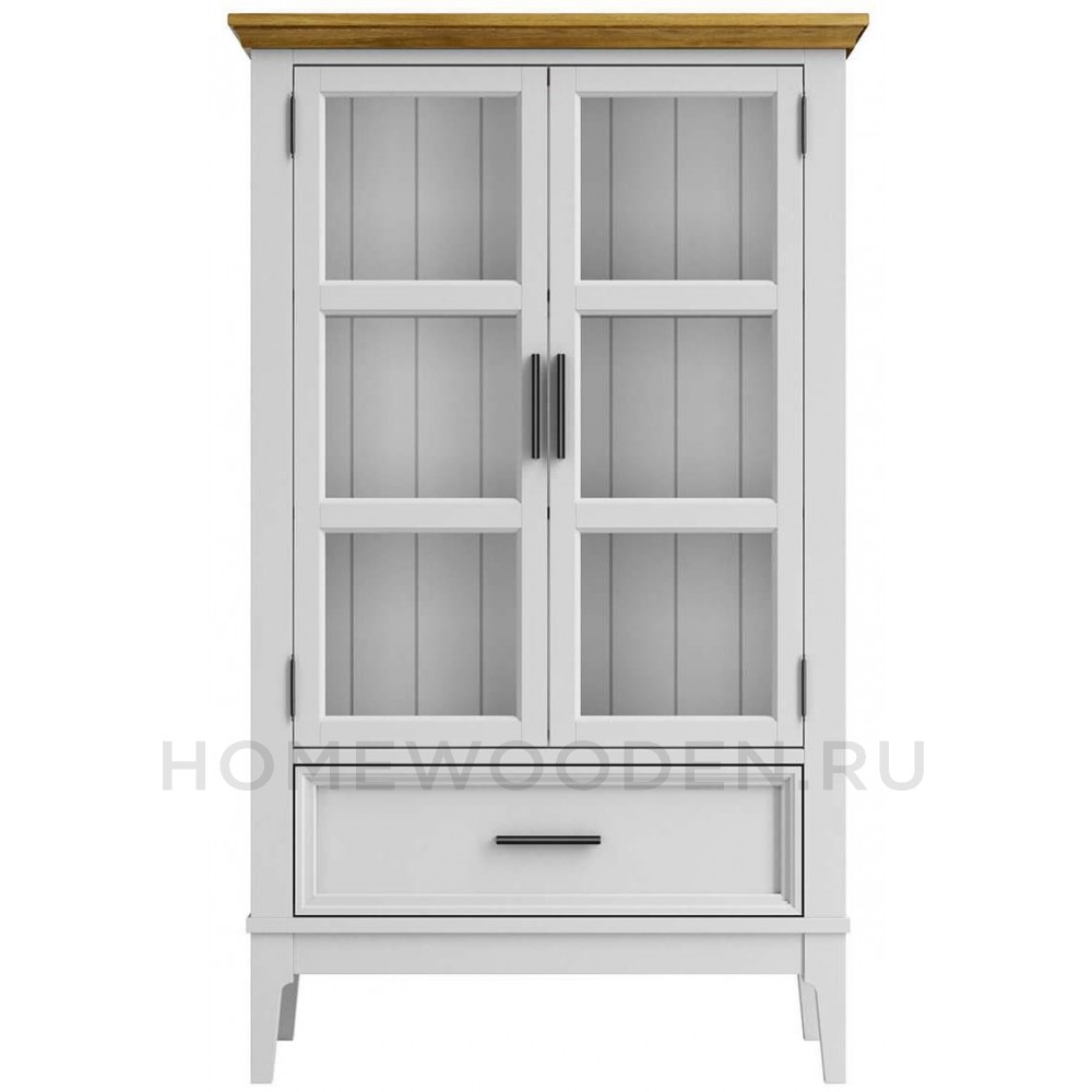 Шкаф для посуды Квадро-С 21 из массива сосны