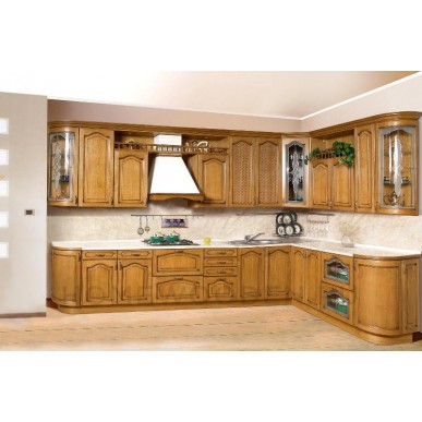 Кухня Элегия Люкс дуб 350 х 200 см